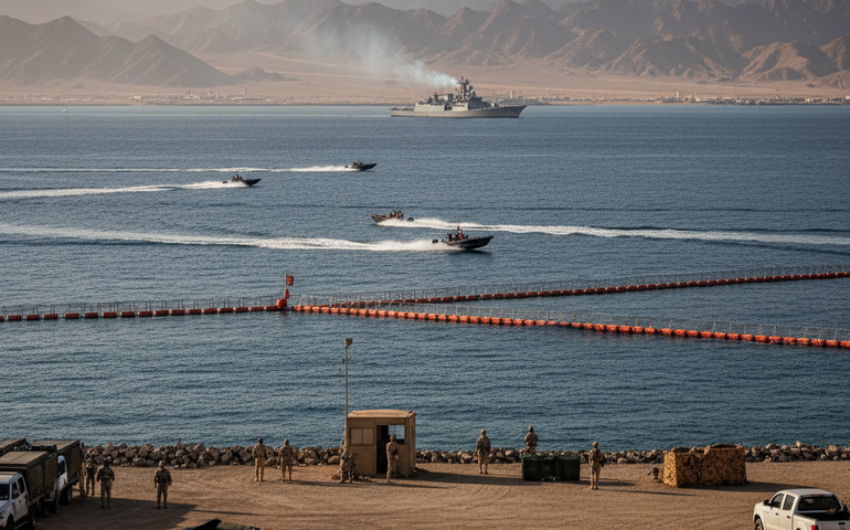 Irã fecha partes do Estreito de Ormuz durante exercícios militares e negociações com EUA