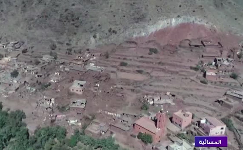 Imagens de drone mostram estragos causados por terremoto no Marrocos