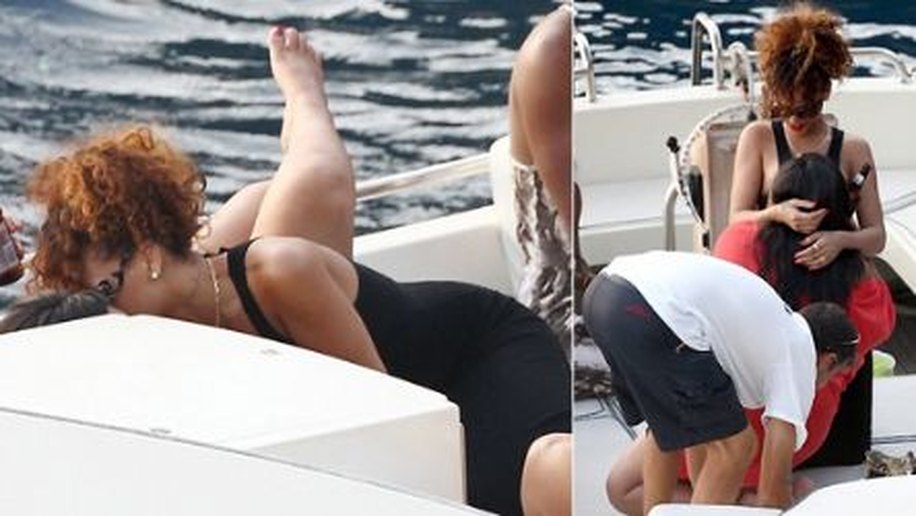 Rihanna produz cenas quentes com mulher em passeio na Itália