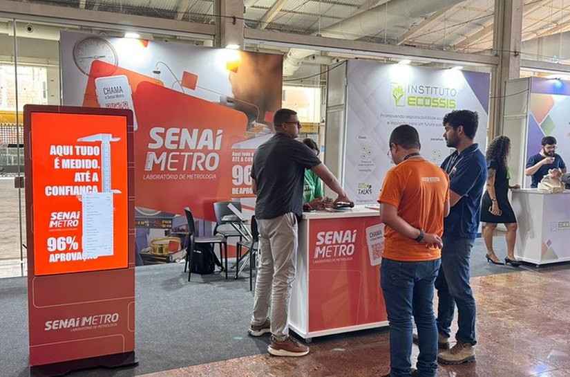 Senai Metro marca presença no Congresso Nacional de Metrologia