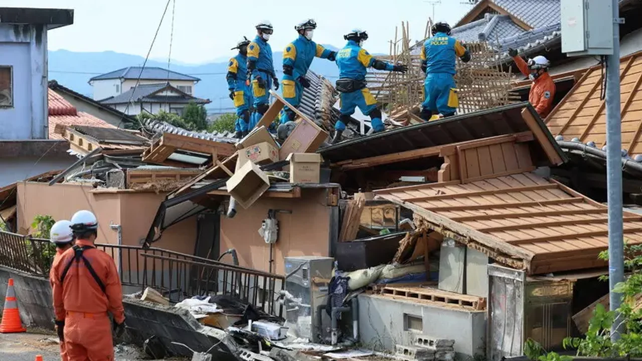 Mortos no Japão por terremoto sobem para mais de 30