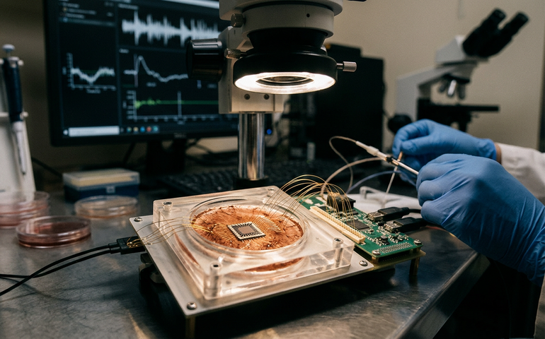 Startup cria 'computador vivo' com 800 mil neurônios humanos