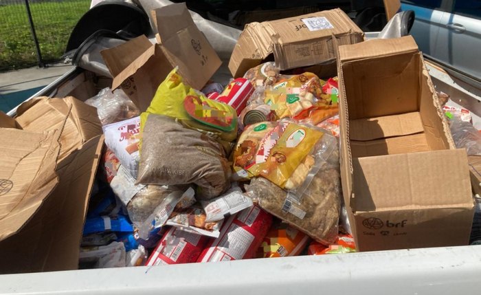 Produtos recolhidos em barracas e feiras livres na Levada