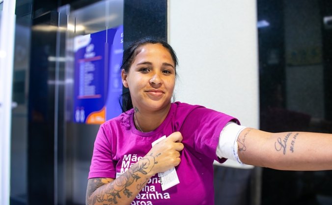 Indicada por uma amiga, Rafaela Tayssa conta que ficou surpresa com a rapidez e a facilidade para conseguir o atendimento
