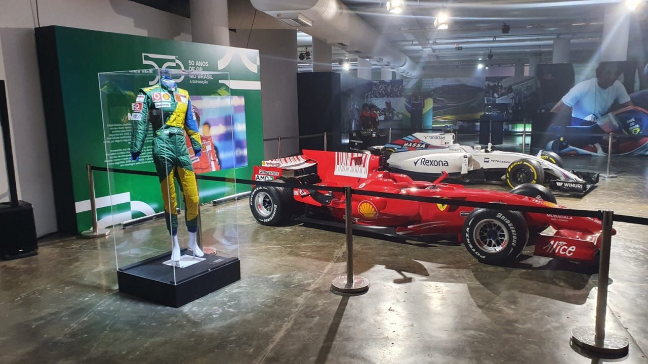 Fórmula 1 celebra 50 anos no Brasil com exposição interativa no Ibirapuera