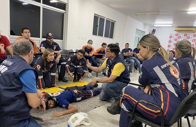 Socorristas do Samu Maceió participam de Treinamento em Serviço sobre Protocolos de Atendimento