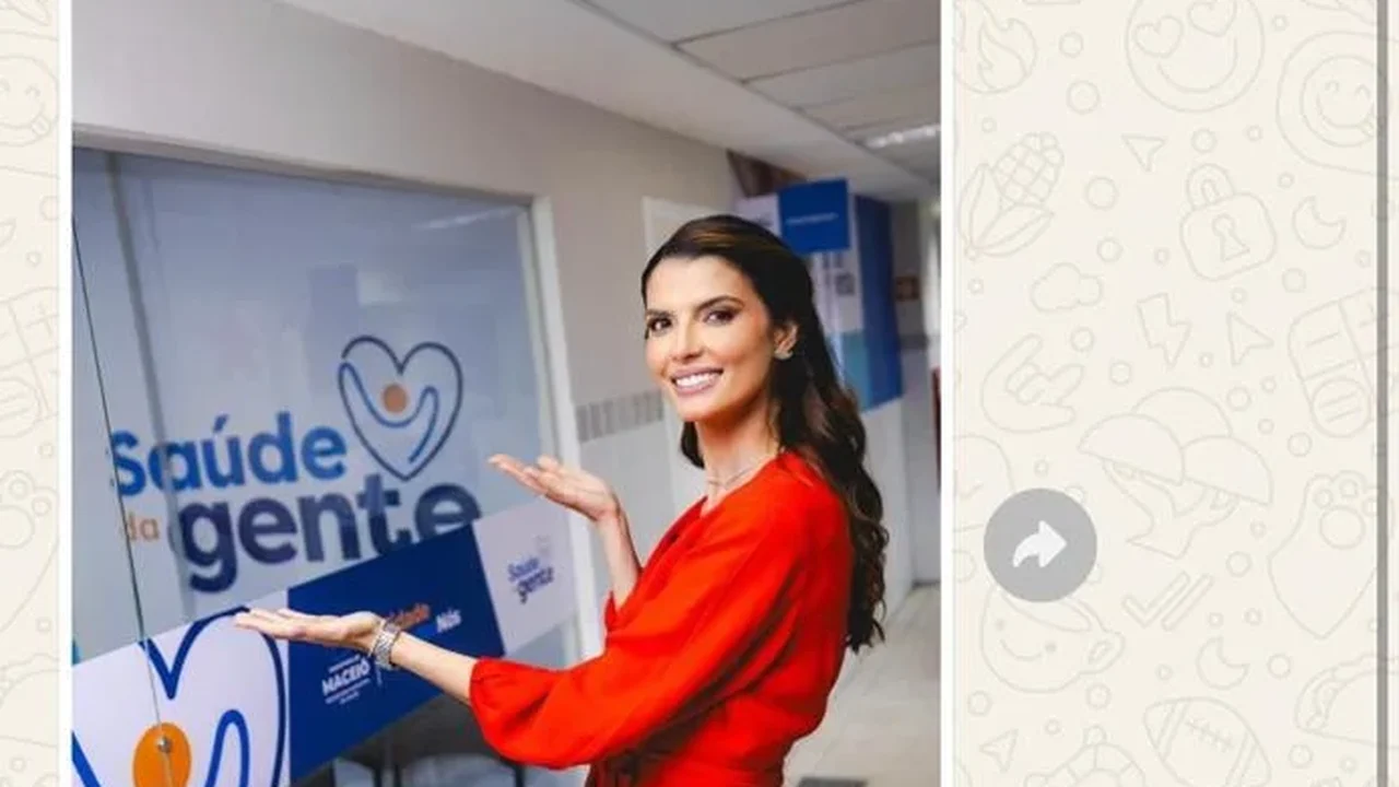 Candidata a Senado, esposa de JHC usa serviço da prefeitura de Maceió para fazer campanha