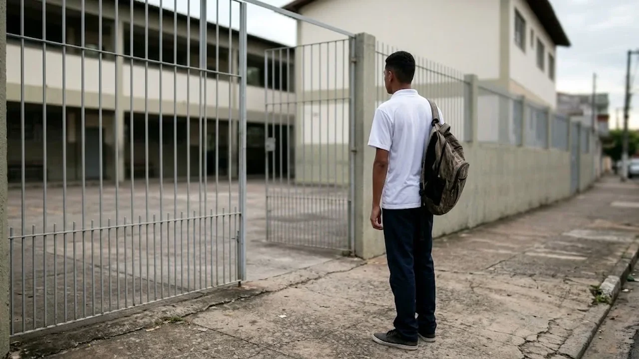 No Brasil, 20% dos estudantes não concluem o ensino médio e já estão fora da escola dois anos após prazo previsto