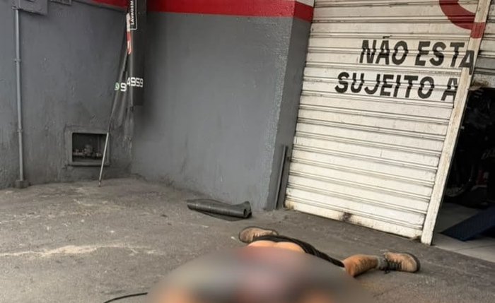 Vítima conhecida como Max foi assassinada na porta da oficina onde trabalhava