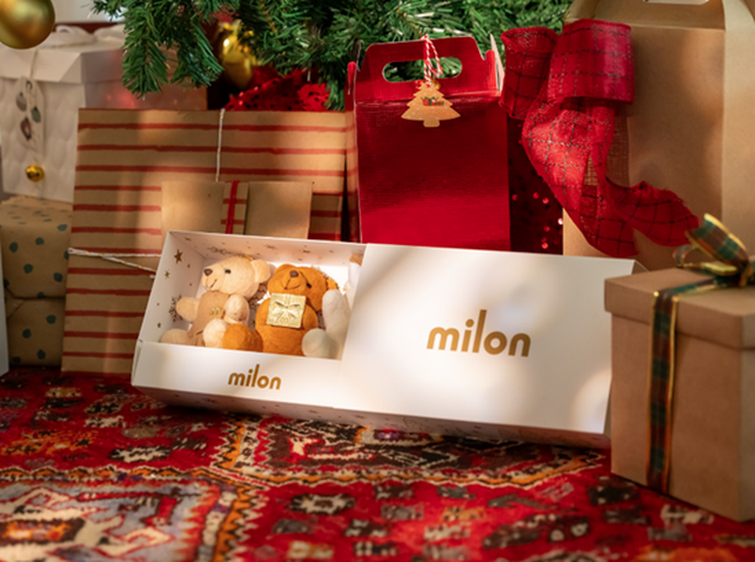 Milon lança campanha de Natal com kits exclusivos de ursinhos para compor a decoração da árvore e embalagem especial