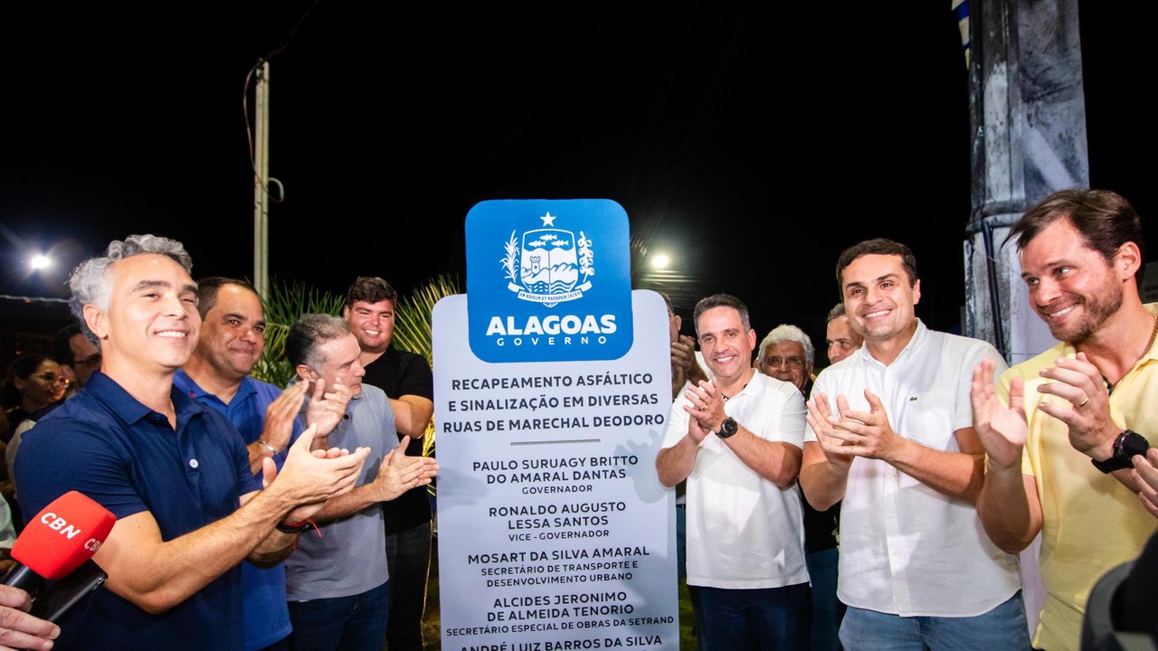 Marechal Deodoro recebe obras de pavimentação urbana e nova sala do Saúde Até Você Digital