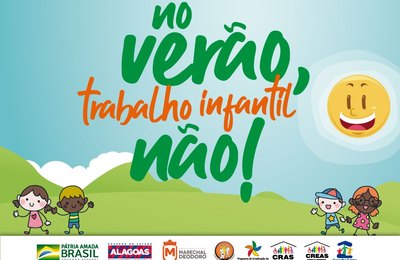 Campanha de combate ao trabalho infantil será lançada na Praia do Francês