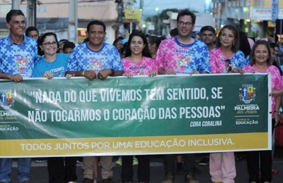 Prefeitura de Palmeira realiza II Caminhada de Conscientização do Autismo 