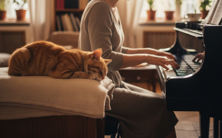 Nada como uma musiquinha pra relaxar!