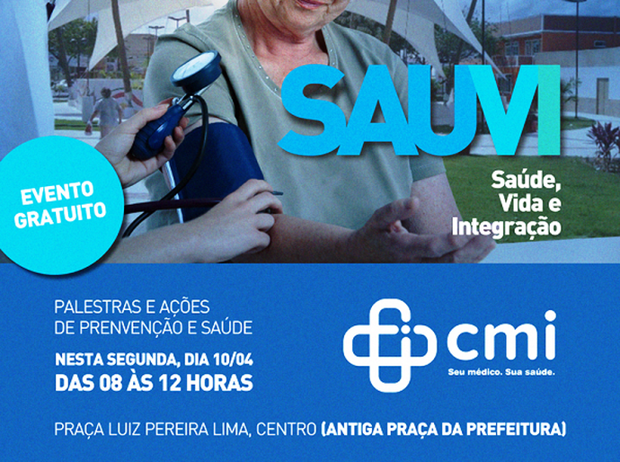 Evento gratuito de Saúde, Vida, Integração acontece 2ª em Arapiraca