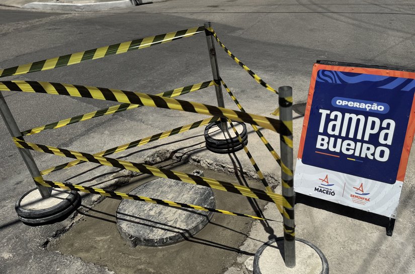 Operação Tampa Bueiro chega às ruas Jangadeiros Alagoanos e Mário de Gusmão