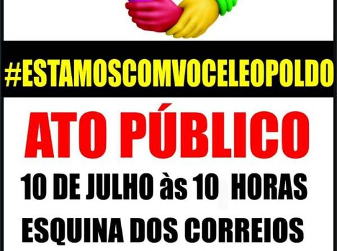 Em ato nesta segunda-feira, população pede soltura do prefeito de Maribondo