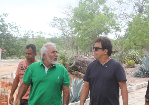 Ator e empresário Marcos Frota, visita Delmiro Gouveia para a implantação da Universidade Livre do Circo