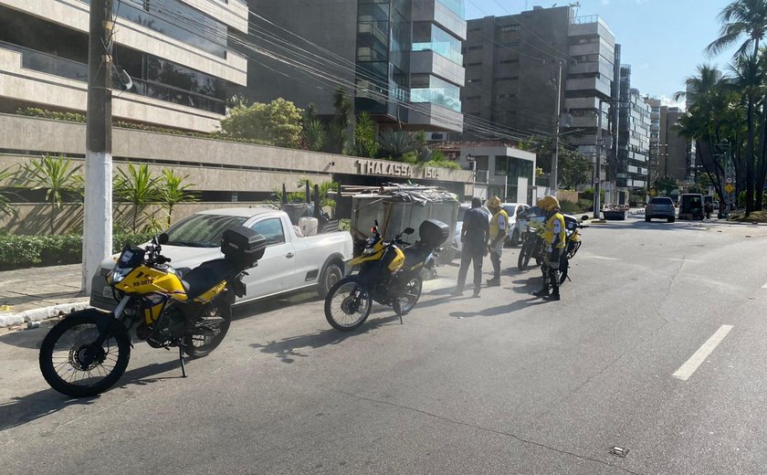 Ronda no Bairro apreende menores suspeitos de roubo na orla de Maceió