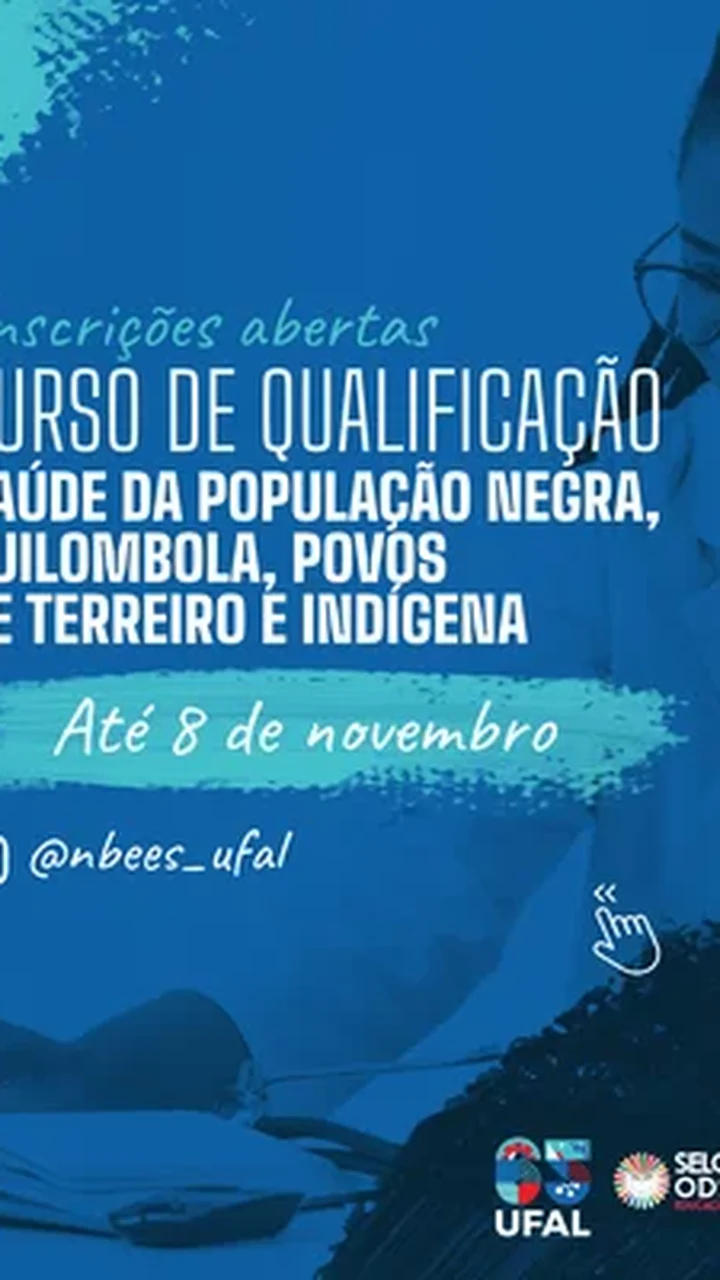 Ufal oferta curso sobre saúde da população negra, quilombola, indígena e de povos de terreiro