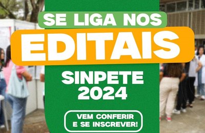 Sinpete 2024 lança editais e recebe propostas de atividades até 10 de julho