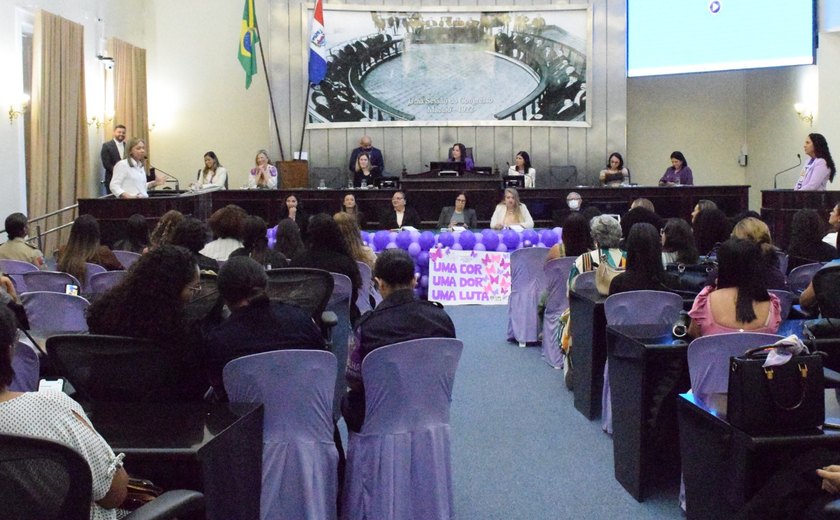 Dados de violência contra a mulher são apresentados em sessão especial do Agosto Lilás