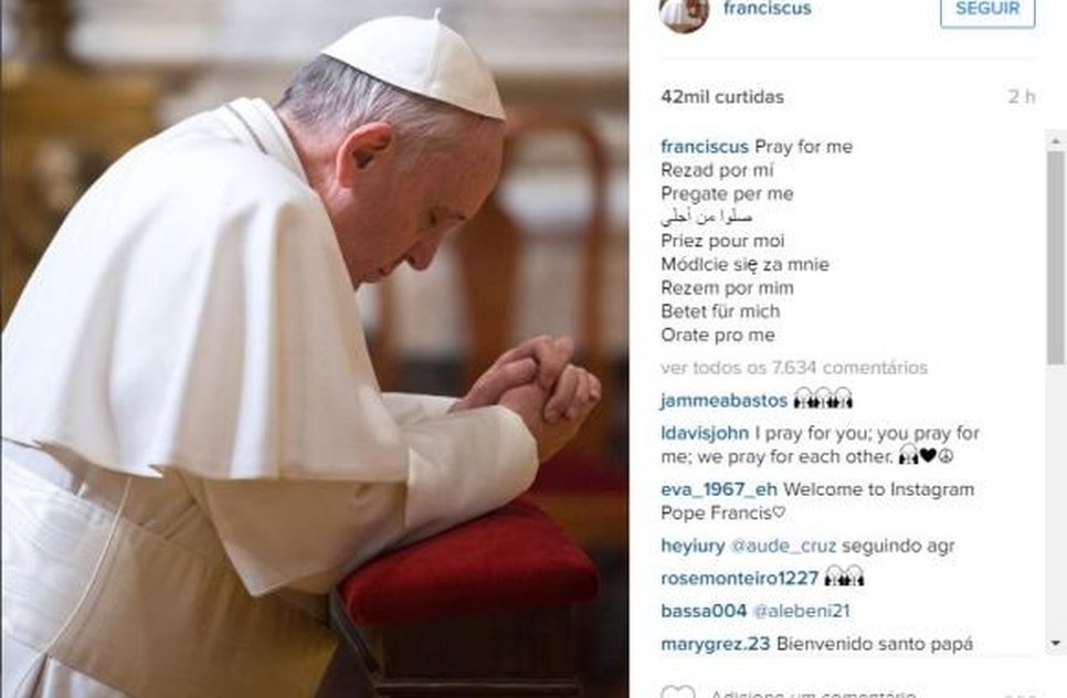 insta papa francisco 