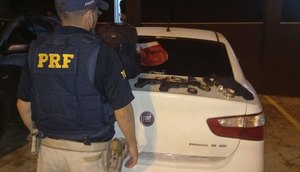 Três homens disfarçados de autoridades da Justiça e Polícia Civil são presos em Sergipe / Foto: Foto: PRF/SE