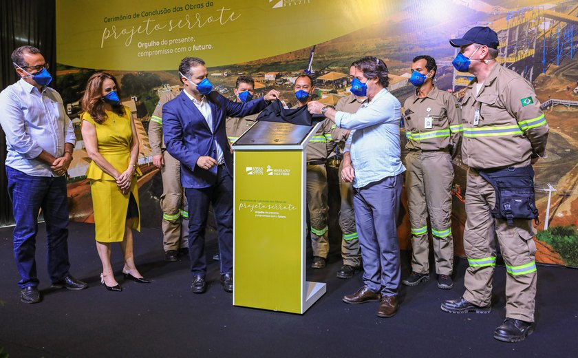 Mineração Vale Verde inaugura planta que empregará 600 funcionários no Agreste de AL