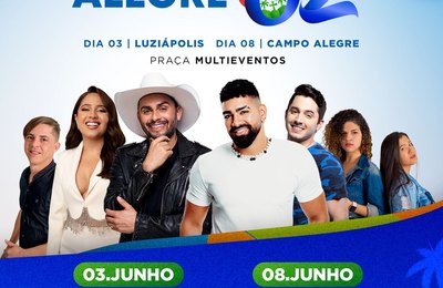 Festa da emancipação política de Campo Alegre terá shows com Mano Walter, Dilsinho, Mari Fernandez, Jonas Esticado 
