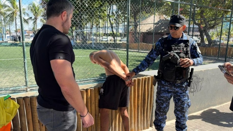 Guarda Municipal intensifica combate ao tráfico e prende criminoso na orla da Pajuçara