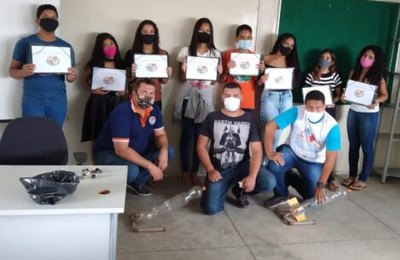 Alunos da rede municipal de Branquinha participam da Olimpíada Brasileira de Astronomia e Astronáutica 