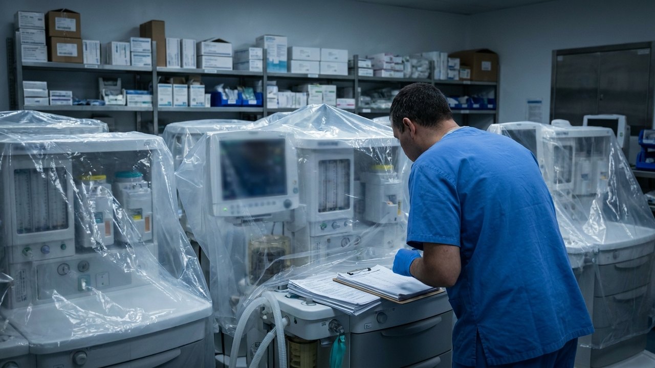Aditivo de R$ 1,55 milhão para equipamentos de anestesia traz conflito de datas
