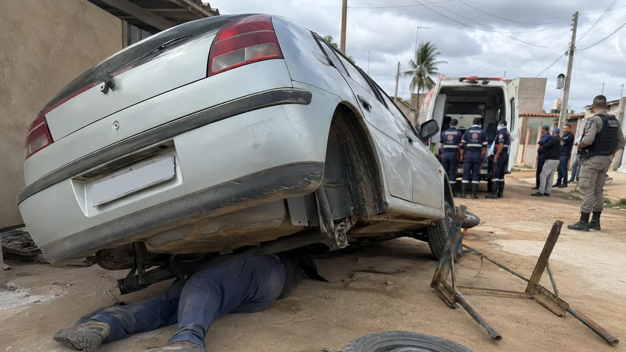 Mecânico morre após ser esmagado por carro durante manutenção em Arapiraca