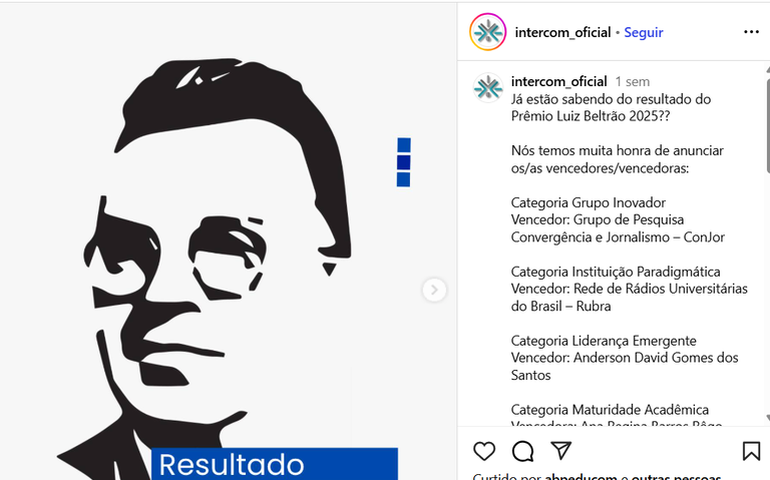 Professor da Ufal ganha um dos principais prêmios da Comunicação no Brasil