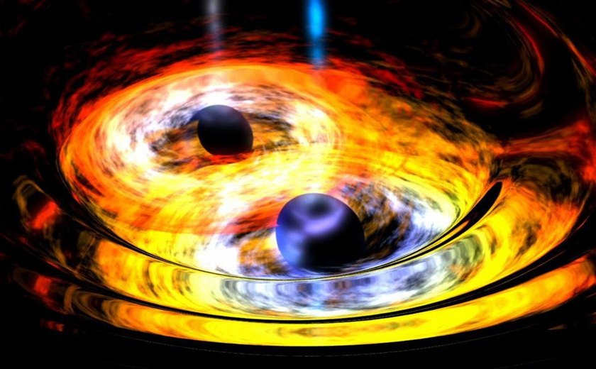 Astrônomos registram maior fusão de buracos negros no espaço já observada