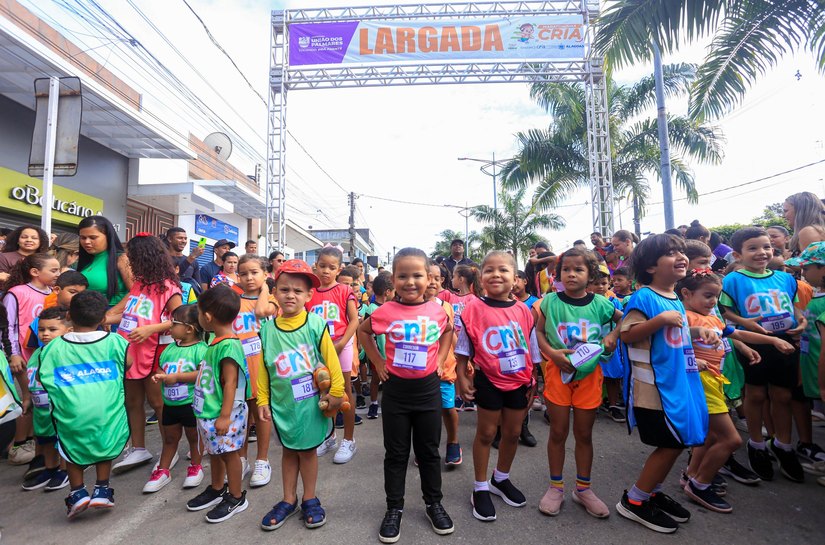 Secretaria da Primeira Infância realiza Maratoninha do Cria em União dos Palmares