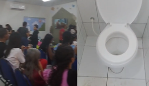 Denúncias apontam superlotação da unidade e ausência de itens básicos de higiene no banheiro