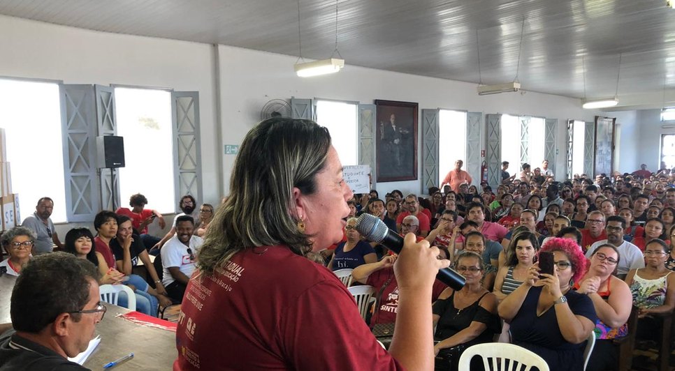 ASSEMBLEIA DOS PROFESSORES / Foto: Leonardo Barreto - TV Atalaia