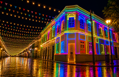 São João Massayó 2026 terá decoração recorde e transforma Maceió em um espetáculo de luzes