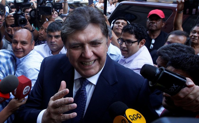 Ex-presidente do Peru Alan García presta depoimento sobre caso Odebrecht