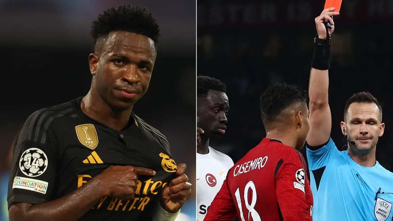 Vini Jr. marca, Casemiro é expulso: o dia dos convocados na Champions