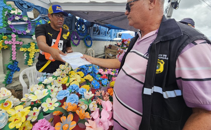 Segurança Cidadã fiscaliza ambulantes durante feriado de Finados