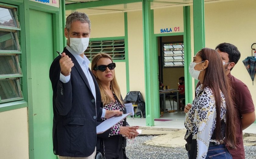 Sede de Aprender constata inconformidades na água de escolas de Murici e Branquinha