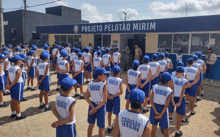 Projeto Pelotão Mirim é ingresso para realização do sonho de se tornar soldado da PMAL