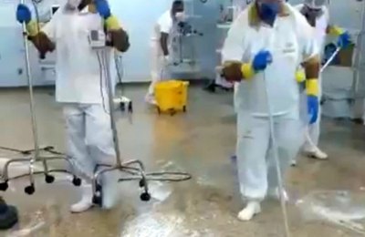 Hospital de Emergência do Agreste intensifica ações de desinfecção contra a Covid-19 