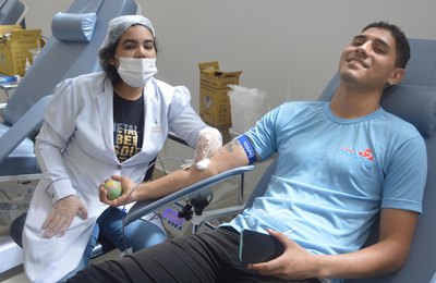 Hemoal encerra Semana Mundial do Doador de Sangue com coleta externa em Maceió neste sábado
