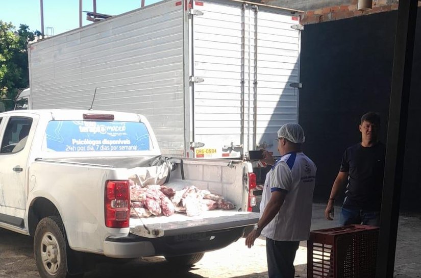 Vigilância Sanitária apreende 150 kg de carne imprópria para o consumo em Maceió