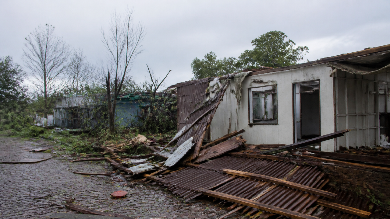 Tempestades deixam dois mortos no RS; alerta para chuva e granizo vai até terça-feira