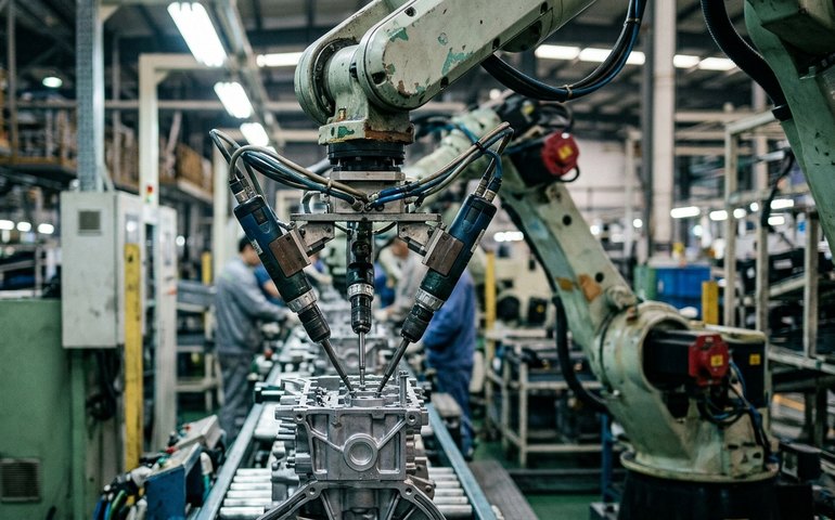 Mão robótica chinesa aperta três parafusos simultaneamente com precisão superior à humana